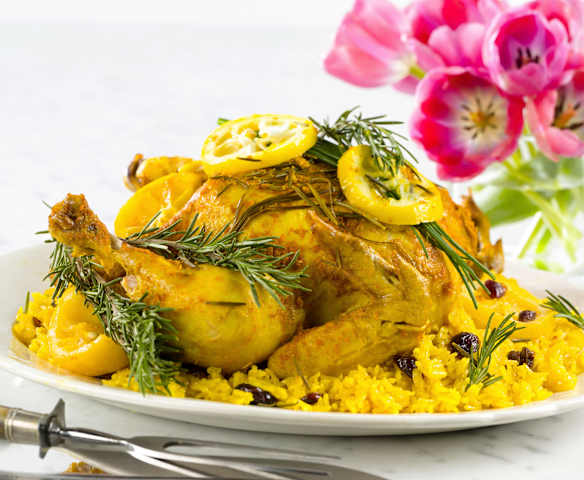 Lemon Garlic Chicken and Rice