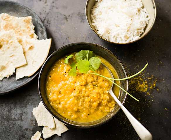 Dhal butternut et lentilles corail