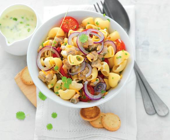 Salade de pâtes aux coques