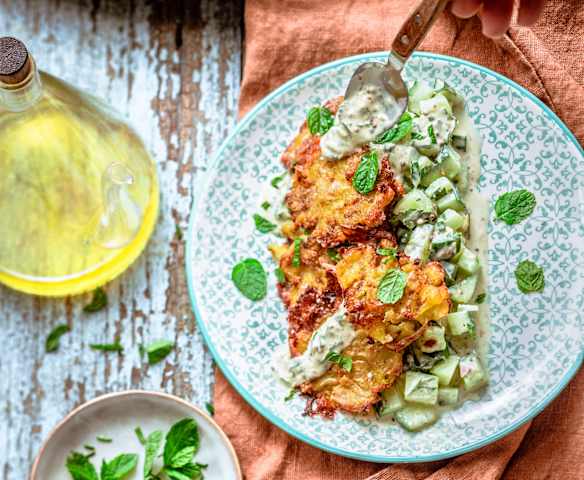 Salade de crispy potatoes