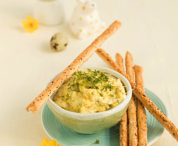 Eiaufstrich mit Topfen