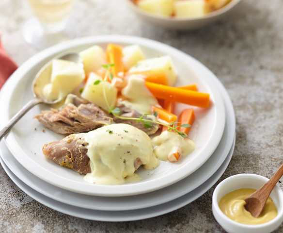 Cuisse de dinde à la moutarde