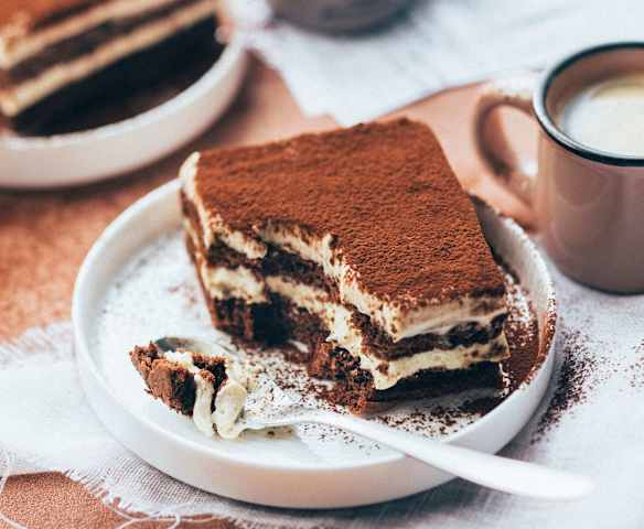 Tiramisu chocolat, café et vanille Tiramisu chocolat, café et vanille