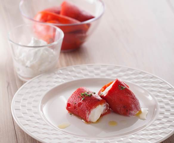 西班牙糖漬紅椒佐奶油起司