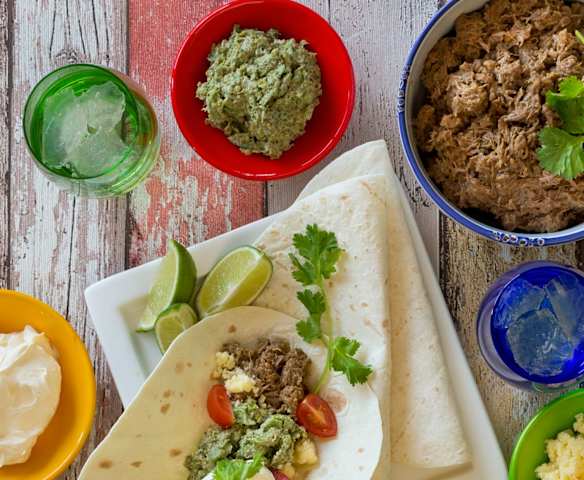 Slow cooked Mexican beef