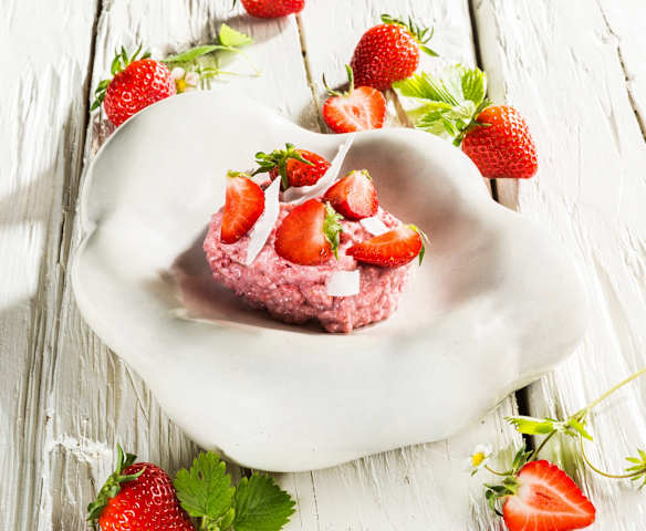 Erdbeer-Hafer-Frühstück