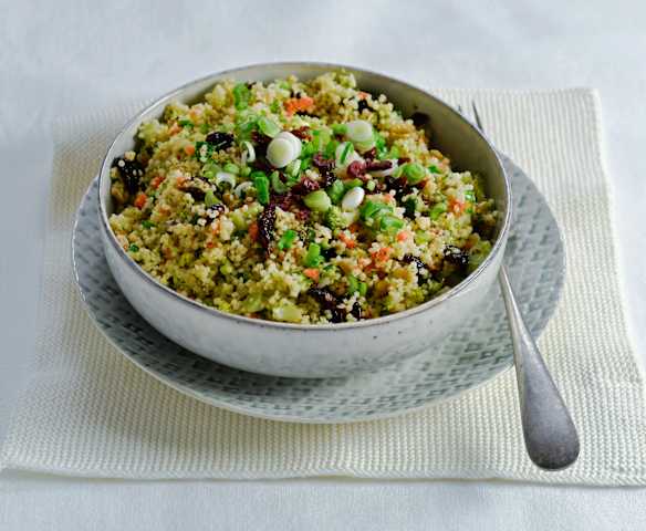 Hirsesalat mit Walnüssen und Cranberrys