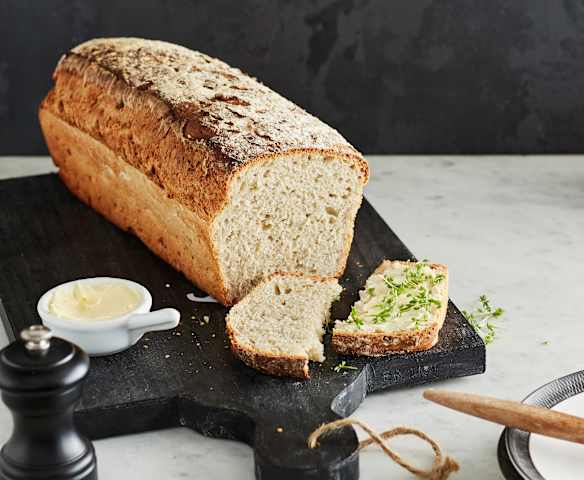Zwiebelbrot mit Koriander Zwiebelbrot mit Koriander