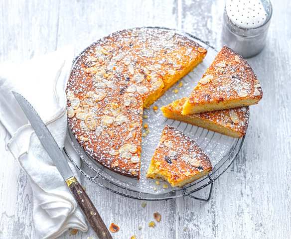 Gâteau à la fleur d'oranger et amandes
