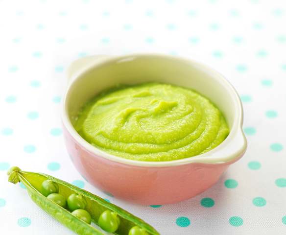 甜豌豆泥(7~9个月辅食)