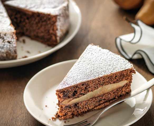 Torta soffice al cioccolato e pere Torta soffice al cioccolato e pere