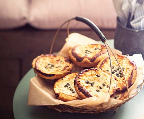 Tartelettes aux crabes et crevettes