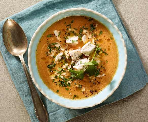 Krémová kuřecí polévka