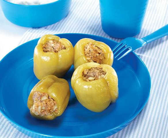 Etli Biber Dolması (8 aydan büyük bebekler için)