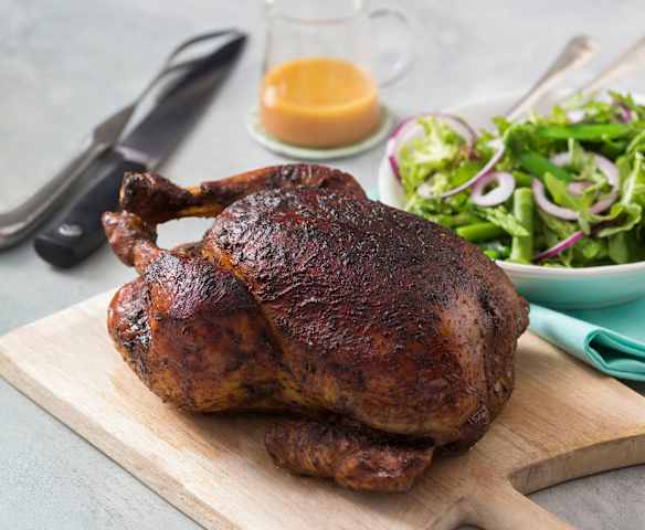 Five spice chicken with asparagus and pea salad (MEATER®)