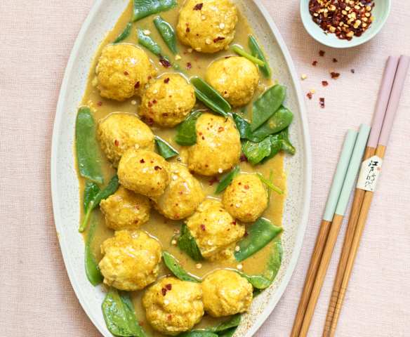 Fish balls au curry Fish balls au curry