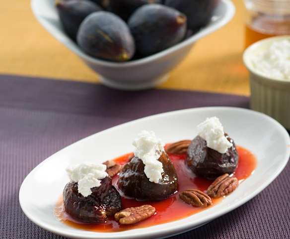 Brevas al vapor de naranja