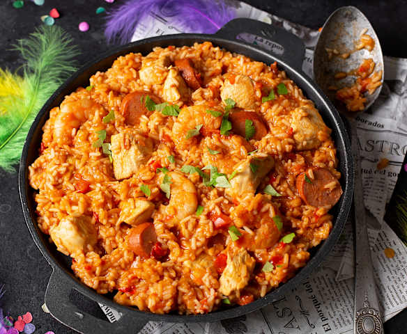 Jambalaya (Cocción de arroz) Jambalaya (Cocción de arroz)