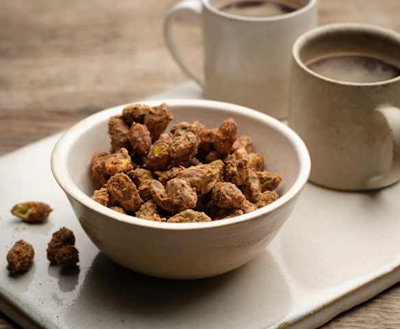 Candied Coffee Pistachio Nuts
