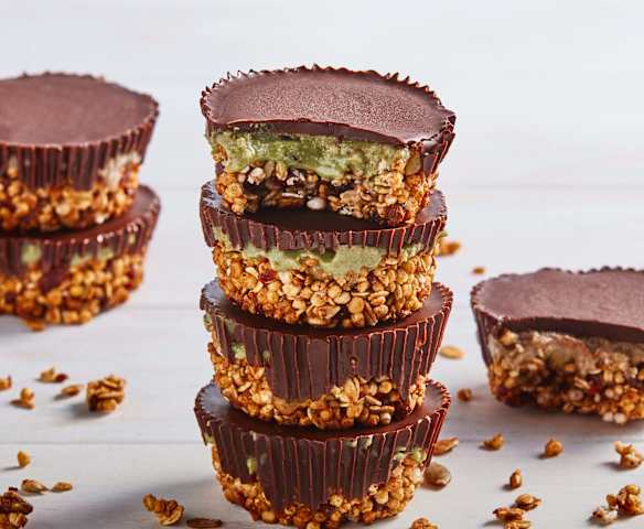 Chocolate Covered Granola Cups