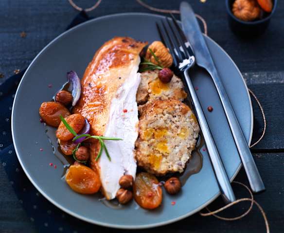 Farce aux fruits secs pour volaille