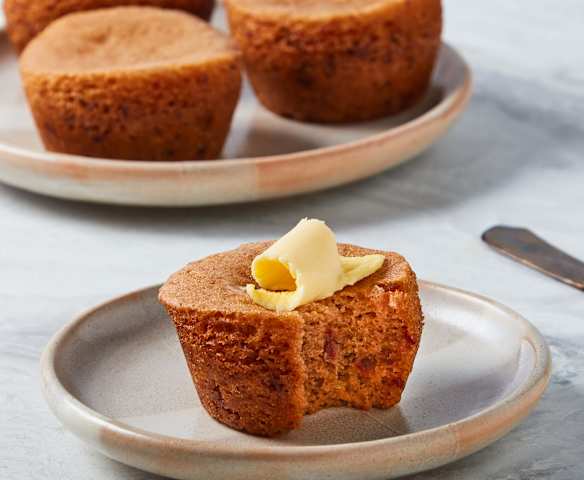 Muffins aux dattes et à la cassonade