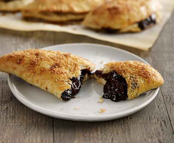 Chocolate Hazelnut Calzone with Bananas