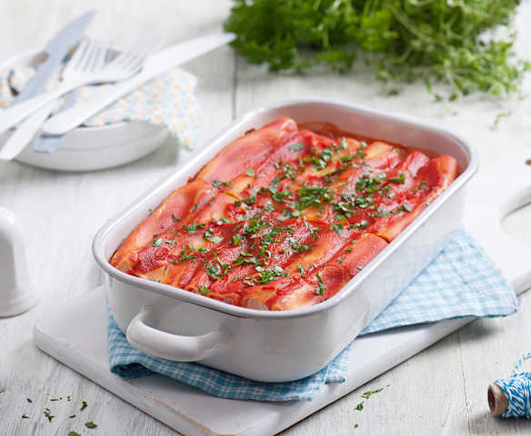 Makaron cannelloni nadziewany serem ricotta Makaron cannelloni nadziewany serem ricotta
