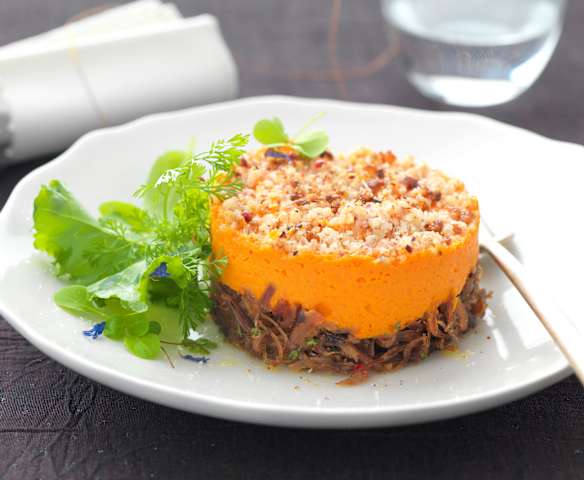 Parmentier de canard à la patate douce