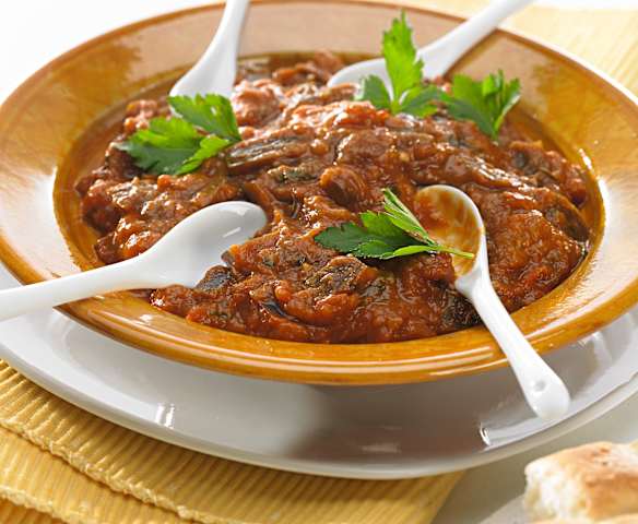 Ensalada marroquí de berenjenas (zaalouk)