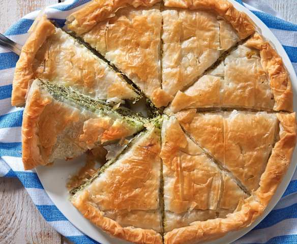 Torta di spinaci greca Torta di spinaci greca