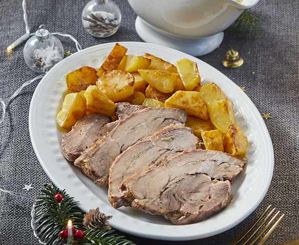 Arrosto di vitello con salsa all'arancia