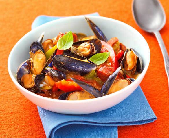 Moules à la basquaise