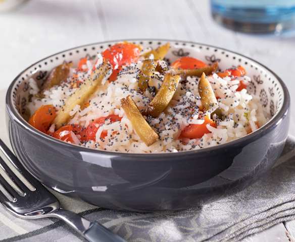 Riso basmati e seitan con citronette al limone