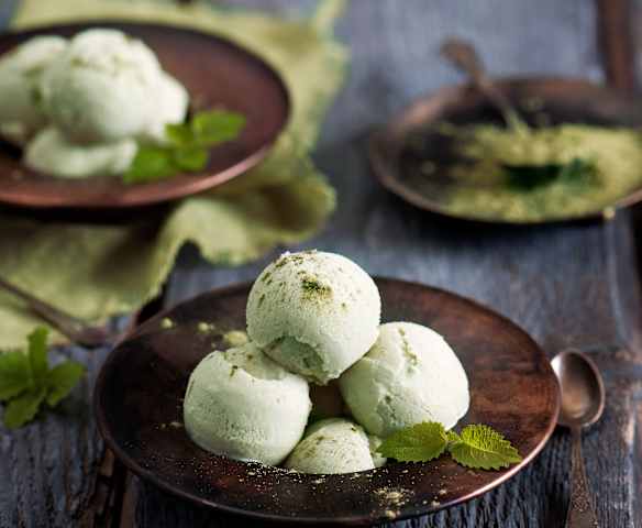 Lody matcha