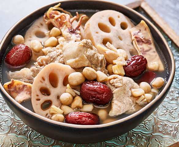 Lotus Root Peanut Pork Rib Soup