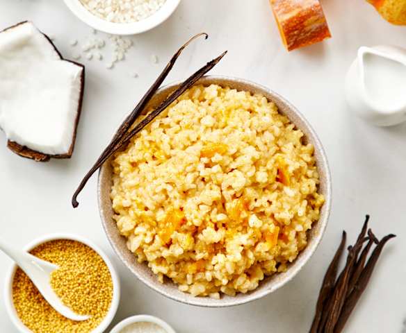 南瓜小米椰浆烩饭