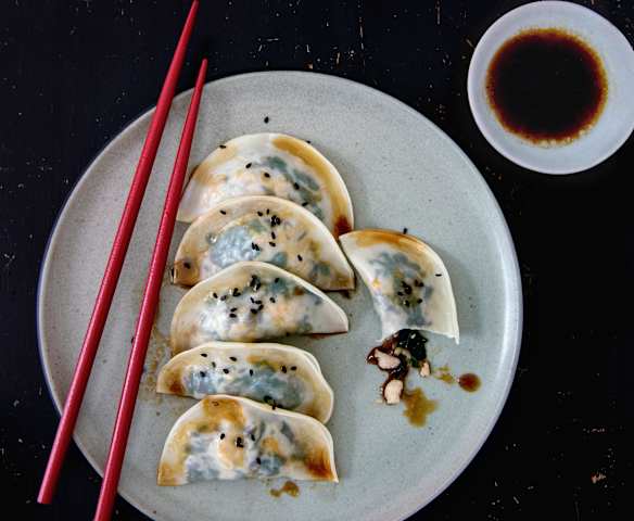 Demi-lunes épinard-poulet