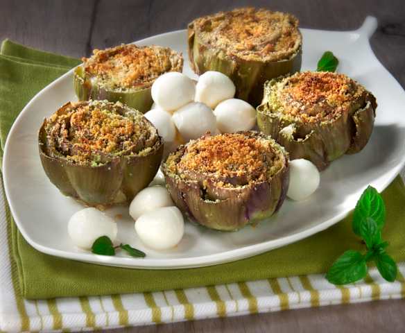 Carciofi romani gratinati