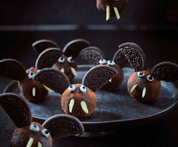 Trufle nietoperze z dynią