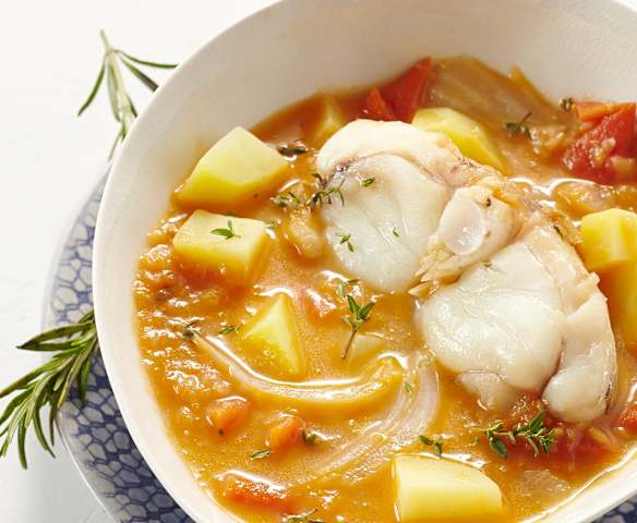 Rape a la provenzal (Lotte à la provençale)