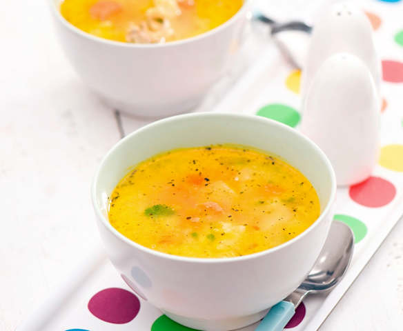 Minestrone z kurczakiem