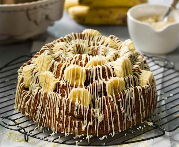 Bizcochón de plátano y gofio