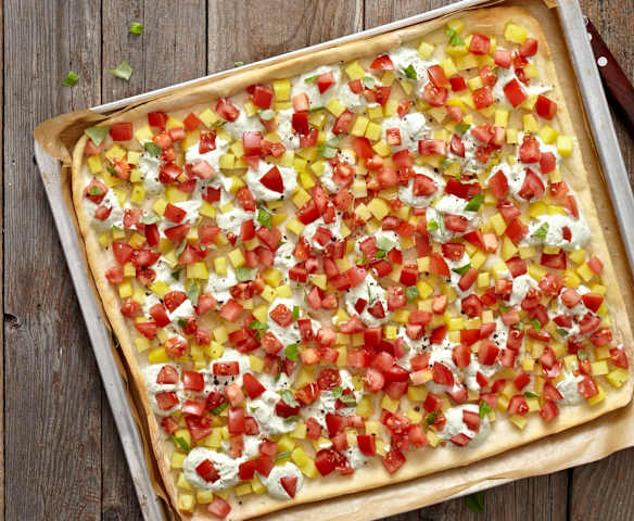 Pizza aux pommes de terre