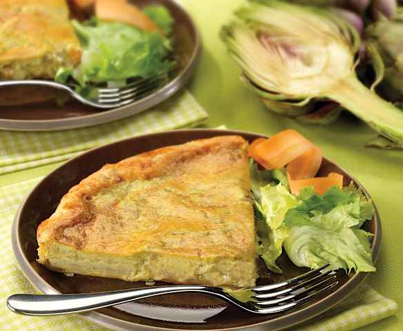 Quiche salata ai carciofi