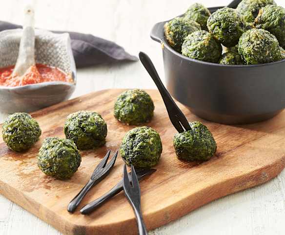 Polpetas de espinaca