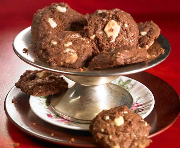 Weiße-Schokoladen-Cookies