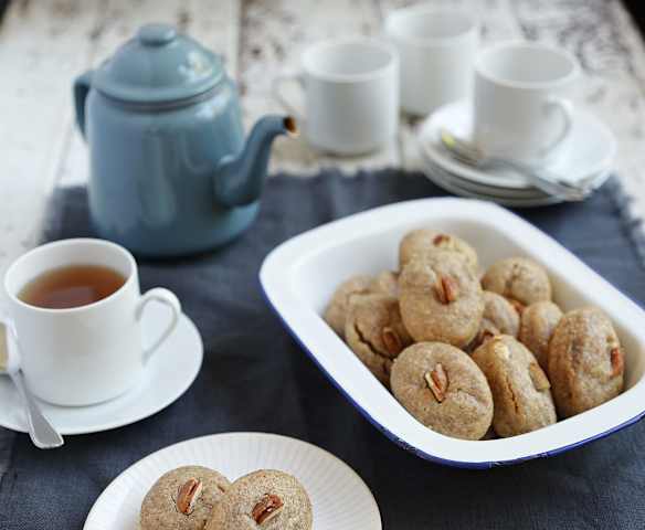 Magdalenas de nueces pecán