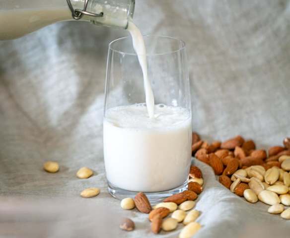 Bebida de amêndoa "zero waste"