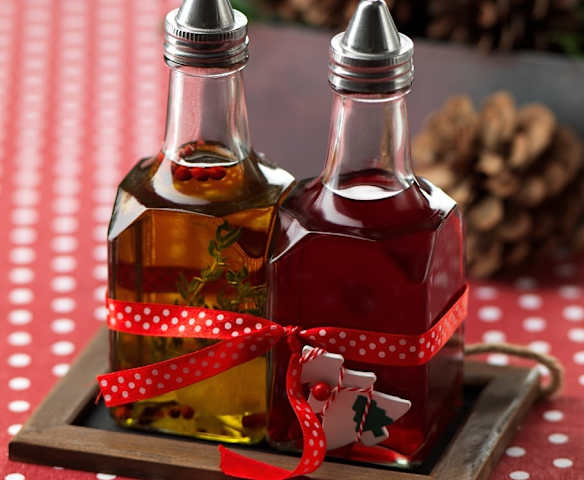 Azeite e vinagre aromatizados